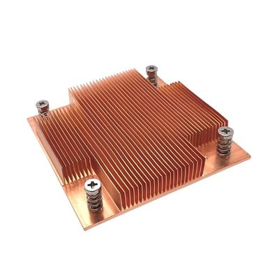 0.5mm 스키브 핀 히트 싱크 열 교환기 핀 튜브를 위한 플래팅