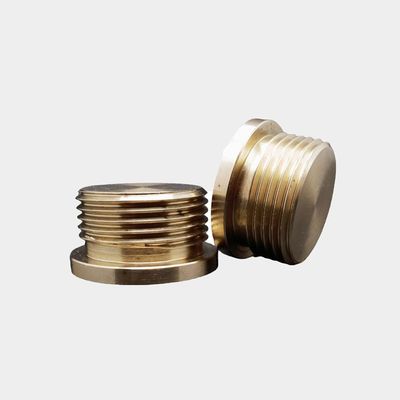 OEM 사용자 지정 비 표준 구리 나사 플러그 견과류 CNC 회전 톱니 정밀 가공 부품 서비스
