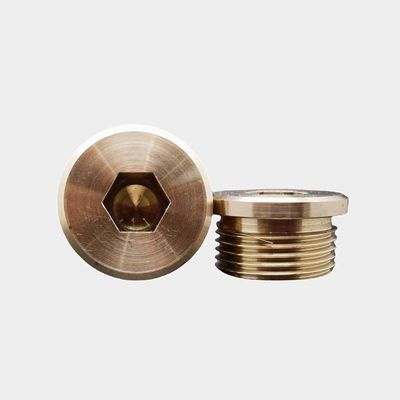 OEM 사용자 지정 비 표준 구리 나사 플러그 견과류 CNC 회전 톱니 정밀 가공 부품 서비스