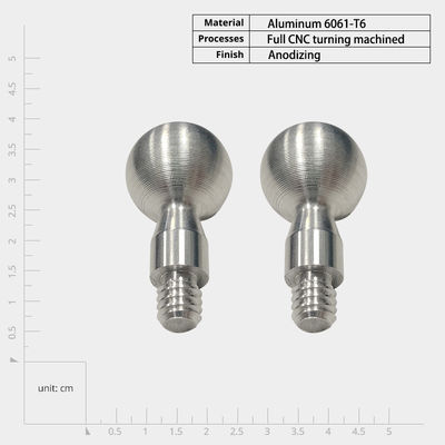 0.01mm 용량으로 CNC 턴링 부품