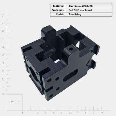 정밀 알루미늄 사용자 정의 CNC 가공 부품 +/- 0.001mm 허용